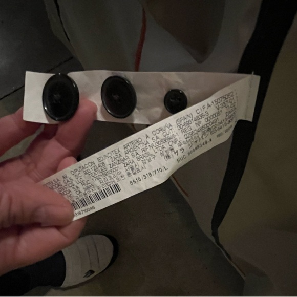 Zara Men's Beige Trench Coat- size L - Picture 6 of 10